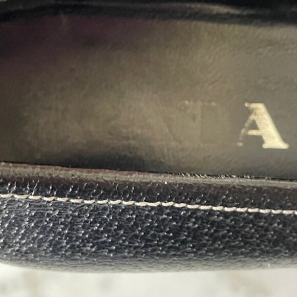 PRADA Tassel Kitten Heel Black Vintage Pumps 37 1/2 - Picture 14 of 17